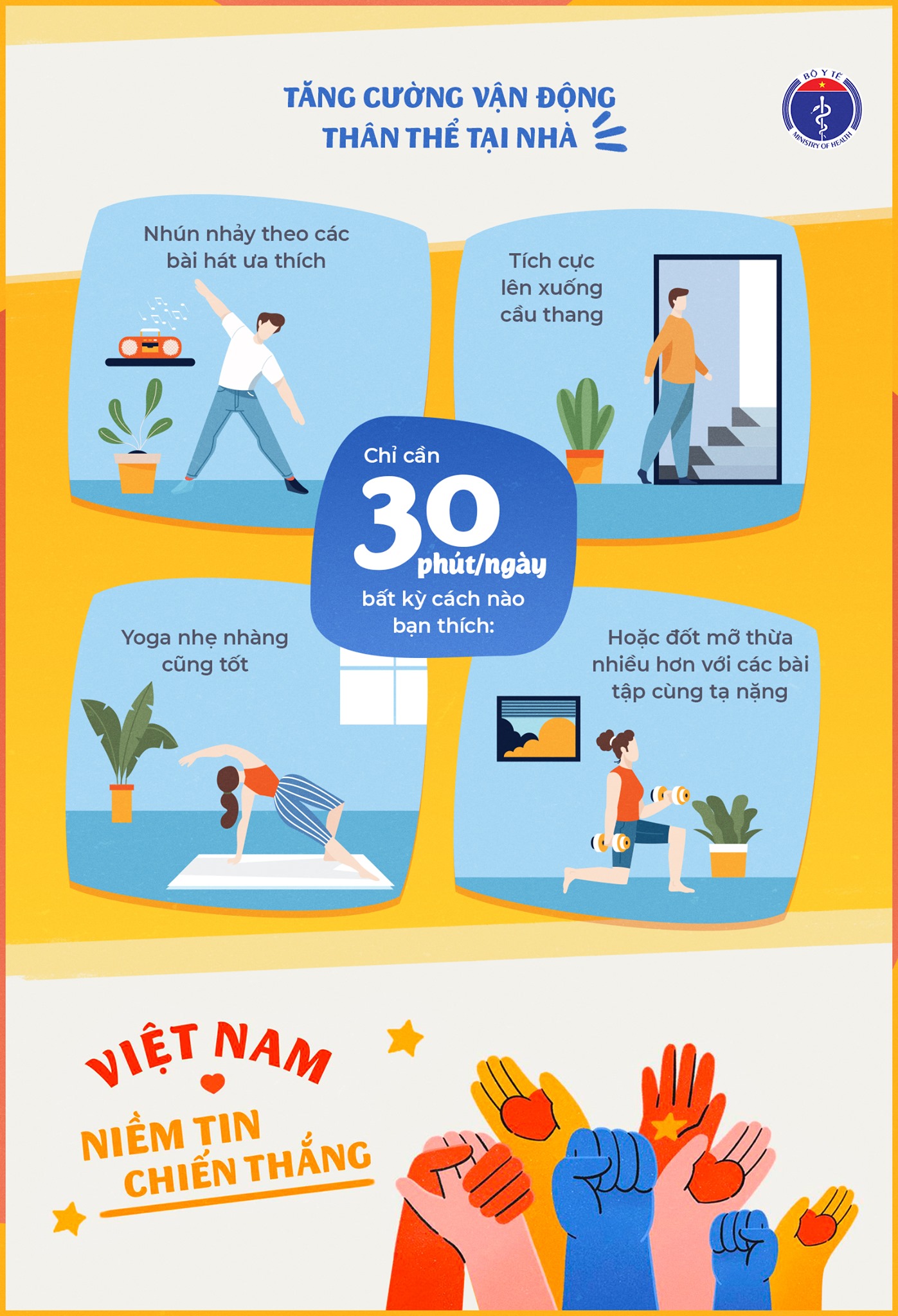 Bộ Y tế khuyến cáo công thức dinh dưỡng đặc biệt tăng cường sức khỏe mùa dịch